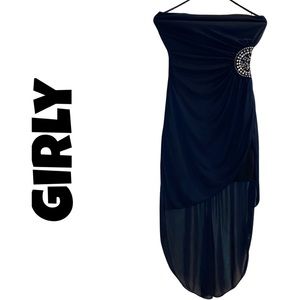 2047M Pompous girly Woman Blue dress